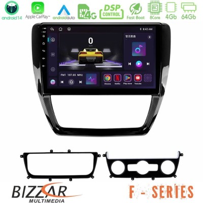 Bizzar F Series 8Core Android14 4+64GB  VW Jetta Navigation Multimedia Tablet 10
