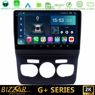 Bizzar G+ Series Citroen C4L 8core Android14 6+128GB Navigation Multimedia Tablet 10