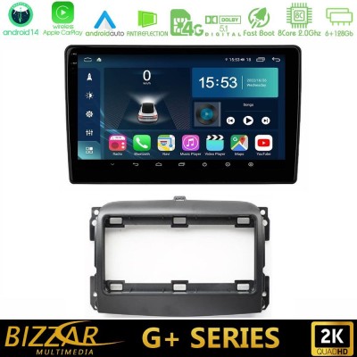 Bizzar G+ Series Fiat 500L 8core Android14 6+128GB Navigation Multimedia Tablet 10