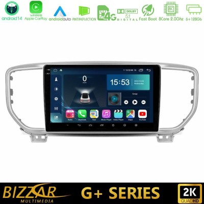 Bizzar G+ Series Kia Sportage 2018-2021 8Core Android14 6+128GB Navigation Multimedia Tablet 9