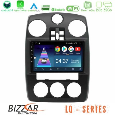 Bizzar LQ Series 4Core Android14 2+32GB Chrysler PT-Cruiser 2000-2005 Navigation Multimedia Tablet 9