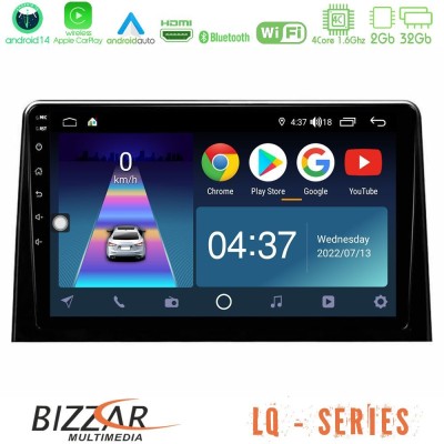 Bizzar LQ Series 4Core Android14 2+32GB Peugeot Partner / Citroën Berlingo 2020-> Navigation Multimedia Tablet 10