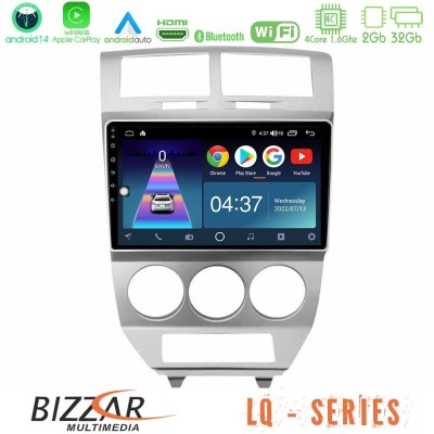 Bizzar LQ Series 4Core Android14 2+32GB Dodge Caliber 2006-2011 Navigation Multimedia Tablet 10