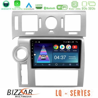 Bizzar LQ Series 4Core Android14 2+32GB Hummer H2 2008-2009 Navigation Multimedia Tablet 9