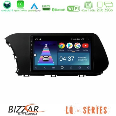 Bizzar LQ Series 4Core Android14 2+32GB Hyundai i20 2021-2023 Navigation Multimedia Tablet 10