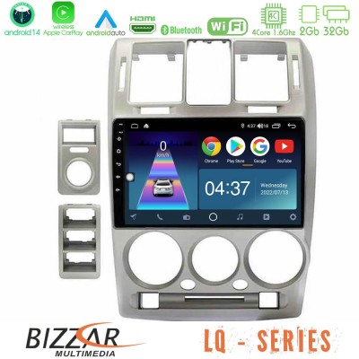 Bizzar LQ Series 4Core Android14 2+32GB Hyundai Getz 2002-2009 Navigation Multimedia Tablet 9