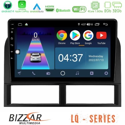 Bizzar LQ Series 4Core Android14 2+32GB Jeep Grand Cherokee 1999-2004 Navigation Multimedia Tablet 9