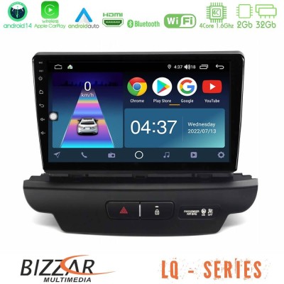 Bizzar LQ Series 4Core Android14 2+32GB Kia Ceed 2018-2023 Navigation Multimedia Tablet 9