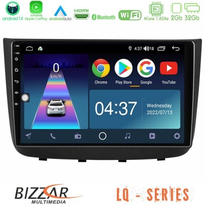 Bizzar LQ Series 4Core Android14 2+32GB Mercedes Vito/Viano 2003-2006 Navigation Multimedia Tablet 10