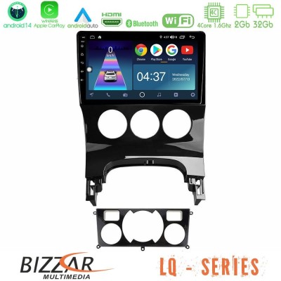 Bizzar LQ Series 4Core Android14 2+32GB Peugeot 3008 AUTO A/C Navigation Multimedia Tablet 9