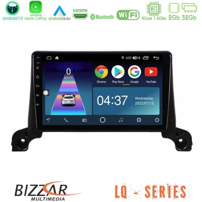 Bizzar LQ Series 4Core Android14 2+32GB Peugeot 3008/5008 2017-2023 Navigation Multimedia Tablet 9