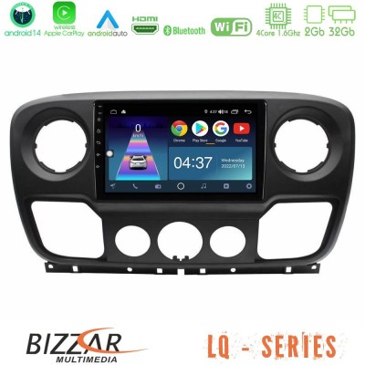 Bizzar LQ Series 4Core Android14 2+32GB Renault/Nissan/Opel Navigation Multimedia Tablet 10