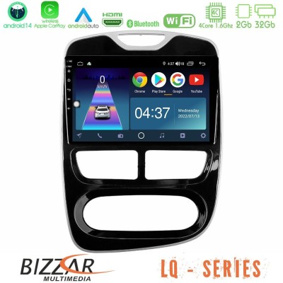 Bizzar LQ Series 4Core Android14 2+32GB Renault Clio 2012-2016 Navigation Multimedia Tablet 10