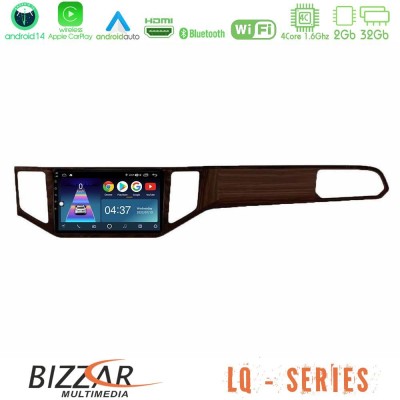 Bizzar LQ Series 4Core Android14 2+32GB VW Sportsvan 2014-2020 Navigation Multimedia Tablet 9