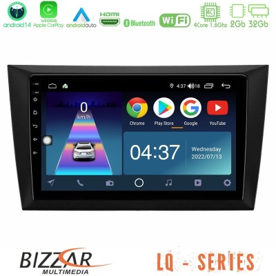 Bizzar LQ Series 4Core Android14 2+32GB Vw Golf 6 Navigation Multimedia Tablet 9