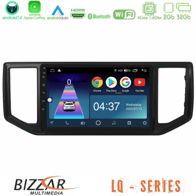 Bizzar LQ Series 4Core Android14 2+32GB VW Amarok 2017-2022 Navigation Multimedia Tablet 9