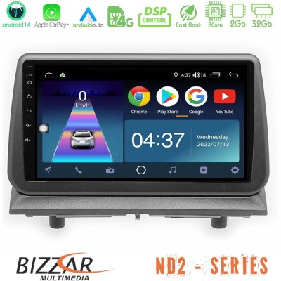 Bizzar ND2 Series 8Core Android14 2+32GB  Dodge Nitro 2007-2011 Navigation Multimedia Tablet 9