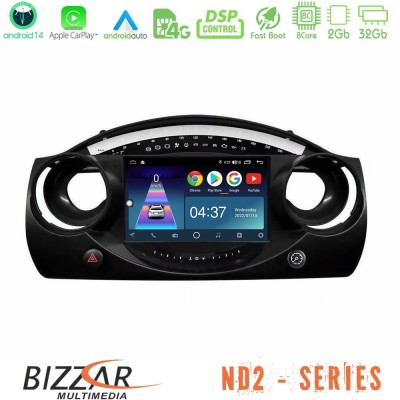 Bizzar ND2 Series 8Core Android14 2+32GB  Mini Cooper R50 Navigation Multimedia Tablet 9