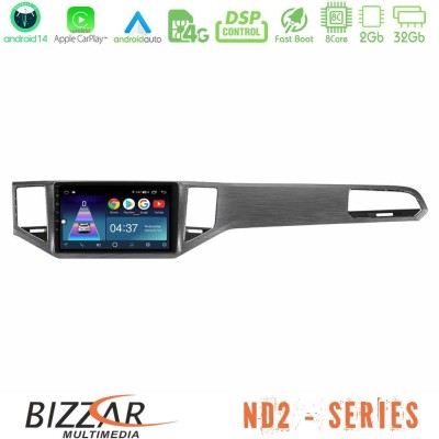 Bizzar ND2 Series 8Core Android14 2+32GB     VW Sportsvan 2014-2020 Navigation Multimedia Tablet 9