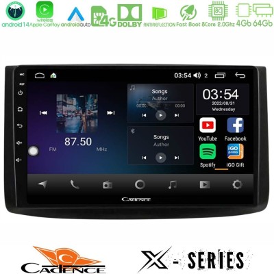Cadence X Series Chevrolet Aveo 2006-2010 8core Android 14 4+64GB Navigation Multimedia Tablet 9