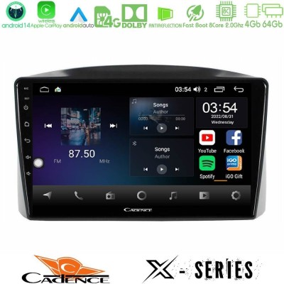 Cadence X Series Jeep Grand Cherokee 2005-2007 8core Android 14 4+64GB Navigation Multimedia Tablet 10