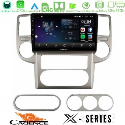 Cadence X Series Nissan X-Trail 2003-2007 8core Android 14 4+64GB Navigation Multimedia Tablet 10