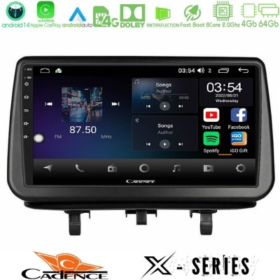 Cadence X Series Opel Meriva B 2010-2017 8core Android 14 4+64GB Navigation Multimedia Tablet 9