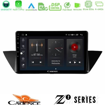 Cadence Z2 Series 8Core Android14 4+64GB  BMW Χ1 E84 Navigation Multimedia Tablet 10