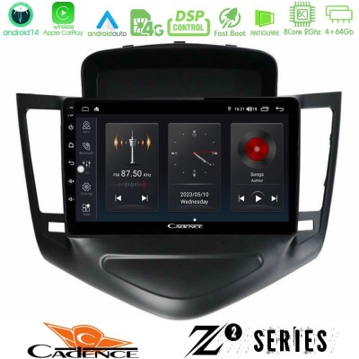 Cadence Z2 Series 8Core Android14 4+64GB     Chevrolet Cruze 2009-2012 Navigation Multimedia Tablet 9