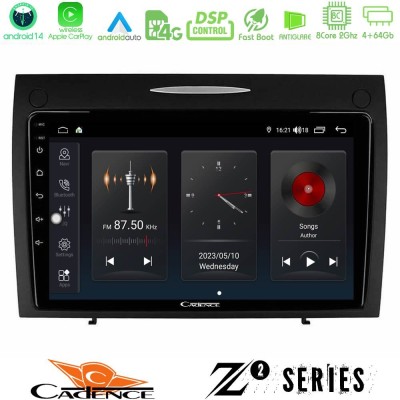 Cadence Z2 Series 8Core Android14 4+64GB  Mercedes SLK Class Navigation Multimedia Tablet 9