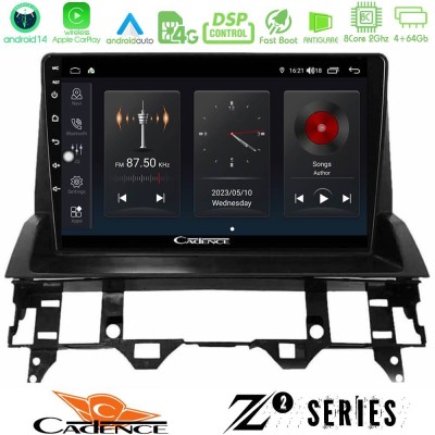 Cadence Z2 Series 8Core Android14 4+64GB  Mazda6 2002-2006 Navigation Multimedia Tablet 10