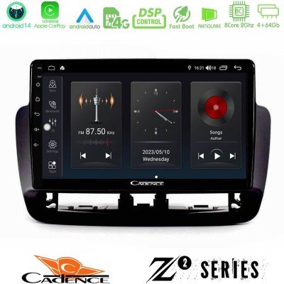 Cadence Z2 Series 8Core Android14 4+64GB  Seat Ibiza 2012-2015 Navigation Multimedia Tablet 9
