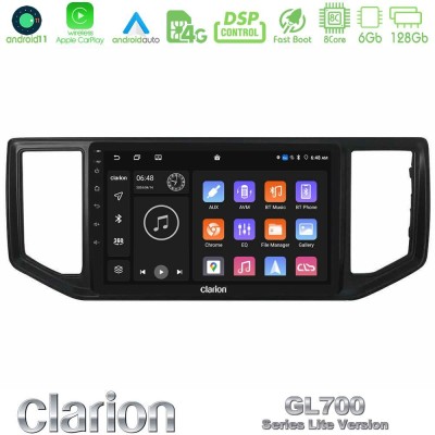 Clarion GL700 Lite Series 8Core Android11 6+128GB VW Amarok 2017-2022 Navigation Multimedia Tablet 9