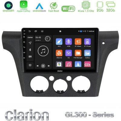 Clarion GL300 Series 4Core Android11 2+32GB Mitsubishi Outlander 2002 – 2007 Navigation Multimedia Tablet 9