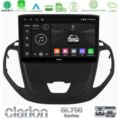 Clarion GL700 Series 8Core Android13 4+64GB Ford Transit Courier 2015-2023 Navigation Multimedia Tablet 9