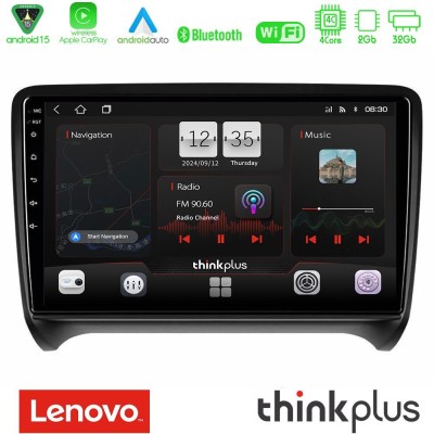 Lenovo Thinkplus Series 4Core Android15 2+32GB  Audi TT B7 Navigation Multimedia Tablet 9