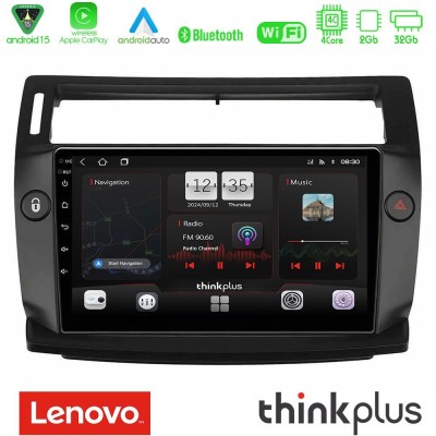 Lenovo Thinkplus Series 4Core Android15 2+32GB  Citroen C4 2004-2010 Navigation Multimedia Tablet 9