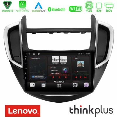 Lenovo Thinkplus Series 4Core Android15 2+32GB  Chevrolet Trax 2013-2020 Navigation Multimedia Tablet 9