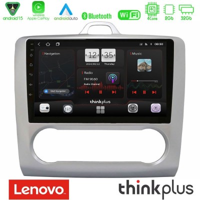Lenovo Thinkplus Series 4Core Android15 2+32GB  Ford Focus Auto AC Navigation Multimedia Tablet 9