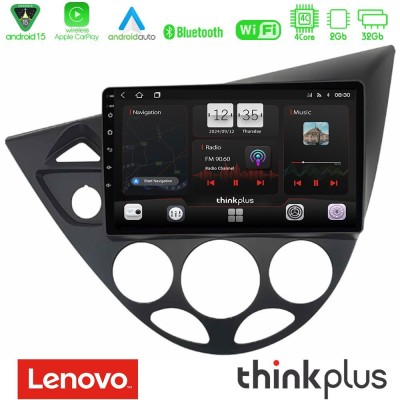 Lenovo Thinkplus Series 4Core Android15 2+32GB  Ford Focus 1999-2004 Navigation Multimedia Tablet 9