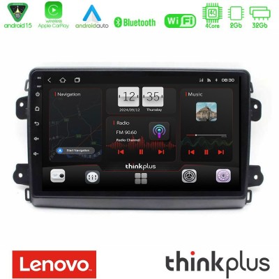 Lenovo Thinkplus Series 4Core Android15 2+32GB Citroen/Fiat/Opel Navigation Multimedia Tablet 9