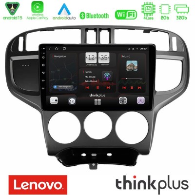Lenovo Thinkplus Series 4Core Android15 2+32GB  Hyundai Matrix 2001-2010 Navigation Multimedia Tablet 9