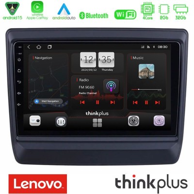 Lenovo Thinkplus Series 4Core Android15 2+32GB  Isuzu D-MAX 2020-2023 Navigation Multimedia Tablet 9