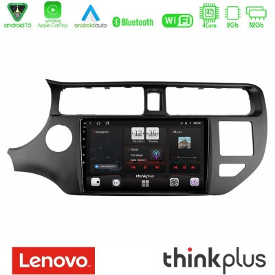 Lenovo Thinkplus Series 4Core Android15 2+32GB  Kia Rio 2011-2015 Navigation Multimedia Tablet 9