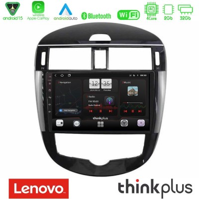 Lenovo Thinkplus Series 4Core Android15 2+32GB  Nissan Pulsar 2015-2018 Navigation Multimedia Tablet 9