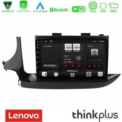 Lenovo Thinkplus Series 4Core Android15 2+32GB  Opel Mokka 2016-2020 Navigation Multimedia Tablet 9