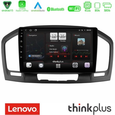 Lenovo Thinkplus Series 4Core Android15 2+32GB  Opel Insignia 2008-2013 Navigation Multimedia Tablet 9