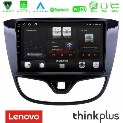 Lenovo Thinkplus Series 4Core Android15 2+32GB  Opel Karl 2017-2019 Navigation Multimedia Tablet 9