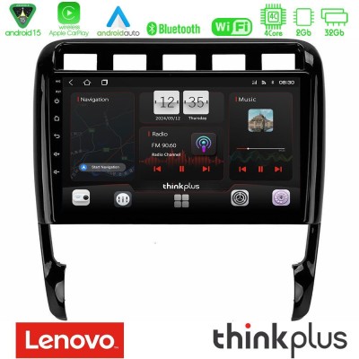 Lenovo Thinkplus Series 4Core Android15 2+32GB  Porsche Cayenne 2003-2010 Navigation Multimedia Tablet 9