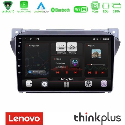 Lenovo Thinkplus Series 4Core Android15 2+32GB  Suzuki Alto & Nissan Pixo Navigation Multimedia Tablet 9
